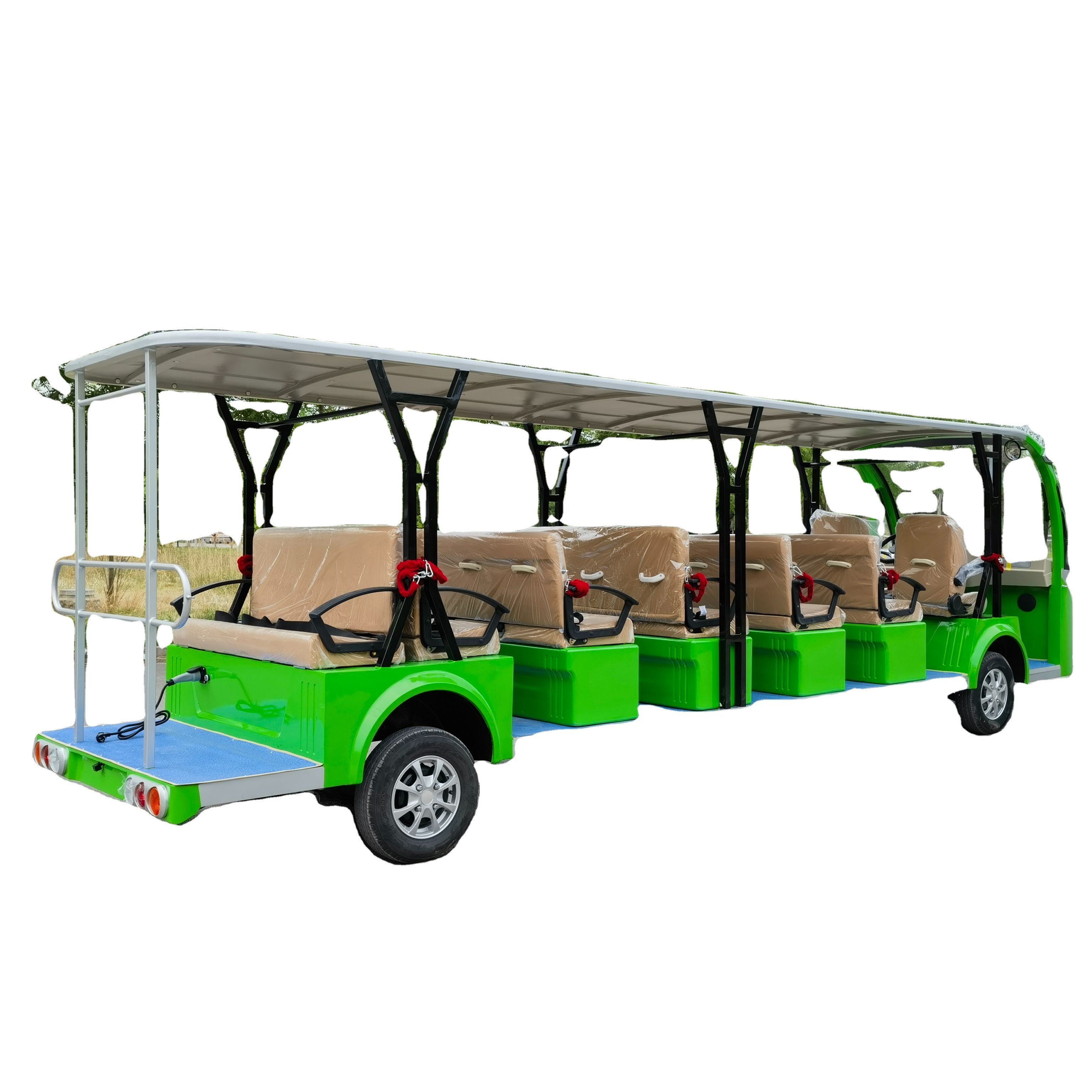 City Sightseeing Bus for Sale Battery Powered Seater Passenger City Vehicle Tourist Shuttle Electric Mini Sightseeing Bus Car